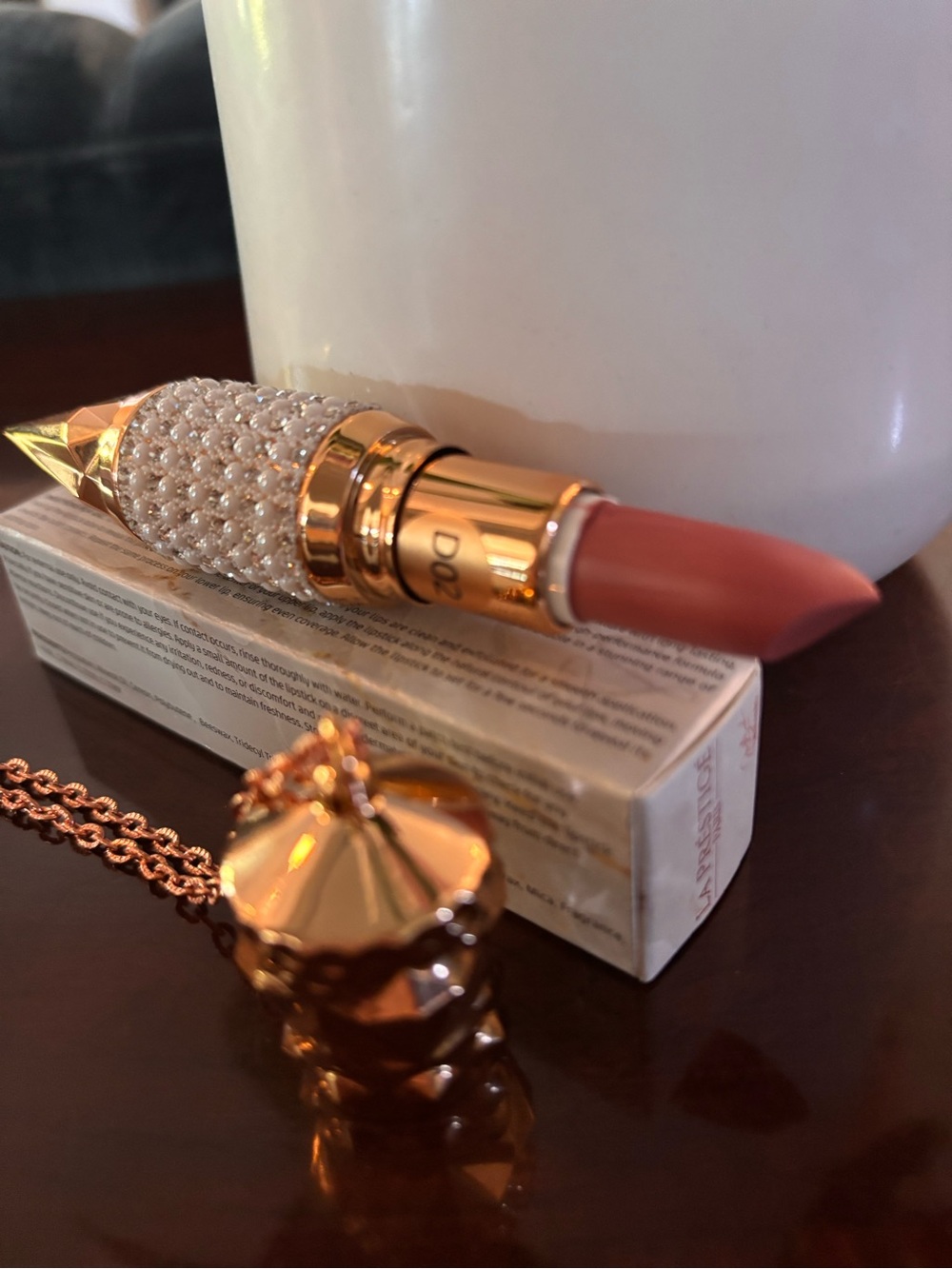 Dirty Nude Prestige Diamond Nude Velvet Lipstick
DIAMONDLIP02  STORE PRICE $ 180